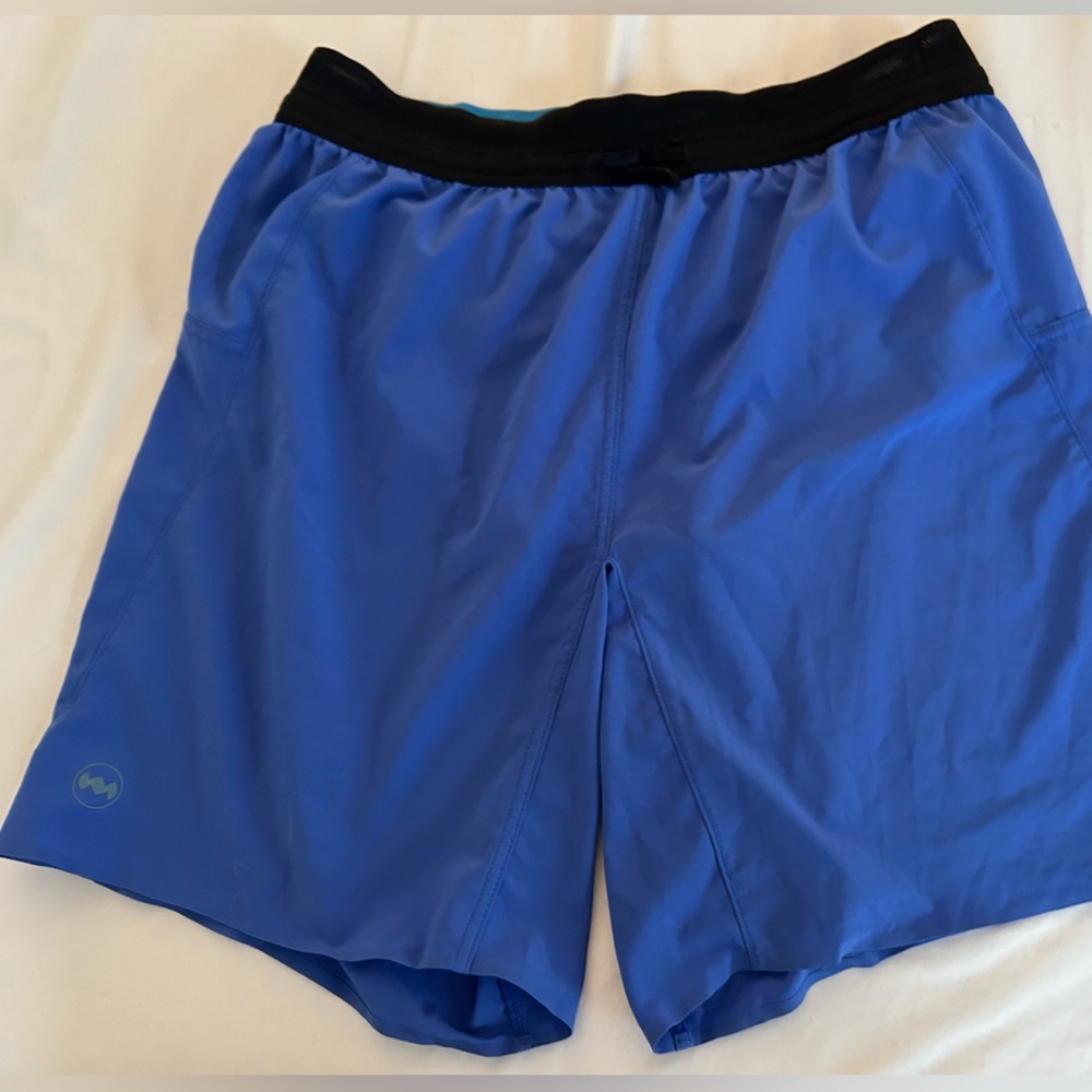 Janji men’s running shorts, blue S small